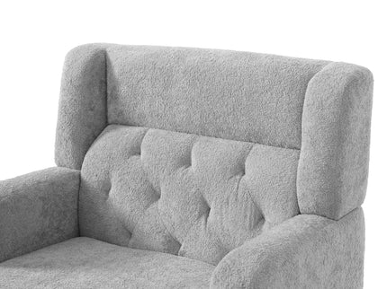 Modern Tufted Upholstered Accent Chair For Living Room