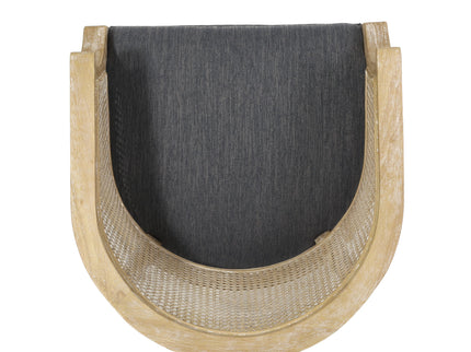Curved Backrest Accent Chair