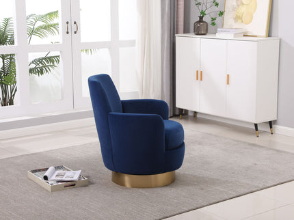 Teddy Swivel Barrel Chair, Swivel Accent Chairs Armchair For Living Room