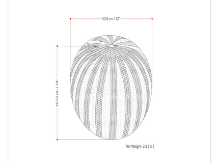 Shelby - Handcrafted Hand Knit Round Pouf