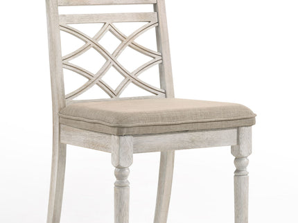 Havanna - Wide Chair With Cushion (Set of 2) - Off White
