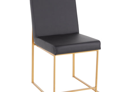 Fuji - Contemporary Stylish Frame, High Back Dining Chair (Set of 2)