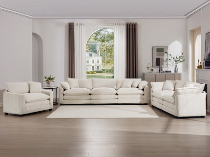 Elegant Oversized Sectional Sofa Set With Deep Seats And Flexible Layout