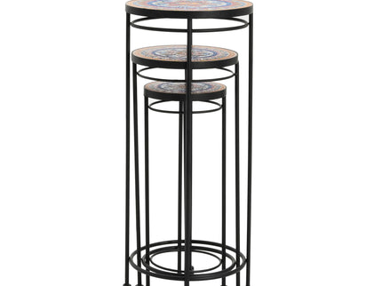 Wesley - Plant Stand - Black / Red