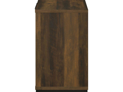 Thurston - 4 Door Accent Cabinet Carved Doors - Dark Brown
