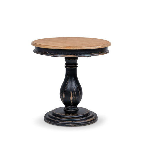 Winslow - Round Pedestal Side Table - Natural / Light Brown