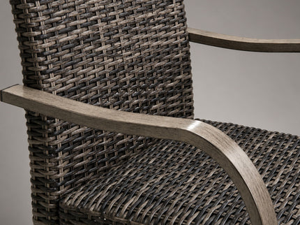 Outdoor Swivel Dining Chair (Set of 2) - Gray