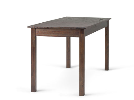 Monroe - Desk - Distressed Charcoal Brown