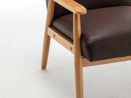 Wide Classic Mid-Century Modern Arm Chair