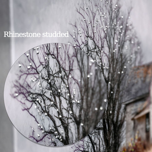 Framed Wall Art Barn Wall Art Country Field Landscape Poster Home Decor - Vintage