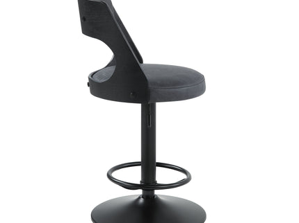 Sabi - Adjustable Stool With Swivel - Dark Brown