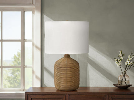 Lighting, Table Lamp, Rattan, Modern