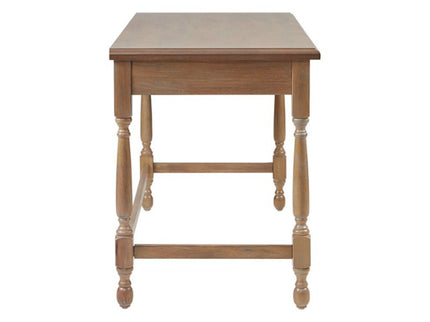 Tabitha - Desk With Drawer And Turned Legs - Natural