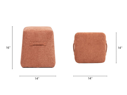 Clyde - Tapered Square Upholstered Ottoman