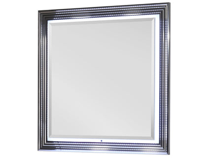 Moon - Smooth Mirror With LED - White