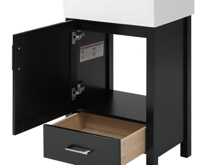 Bathroom Vanity With Sink, Frame And Drawer