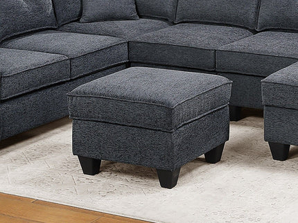 5 Piece Sectional Set With USB Port And Ottoman