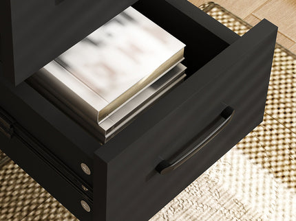 Computer Desk With 4 In 1 Socket & 3 Drawers, 4 Tier Shelves