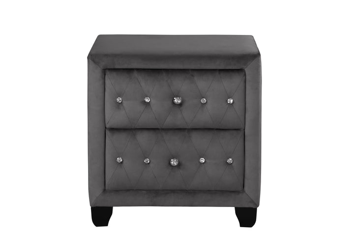 King 5 Piece Bedroom Set Made - Gray