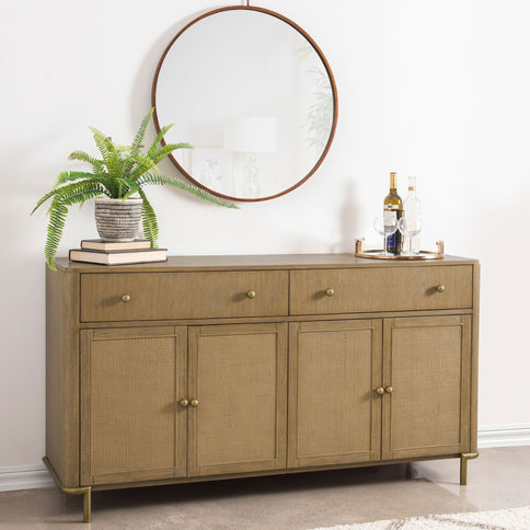 Benson - 2 Drawer Sideboard - Sand