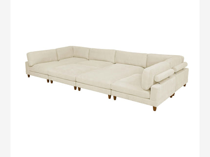 Modern Modular Sectional With Adjustable Back Support