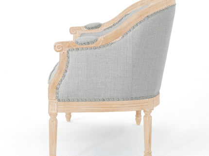French Country Chesterfield Style Tufted Loveseat