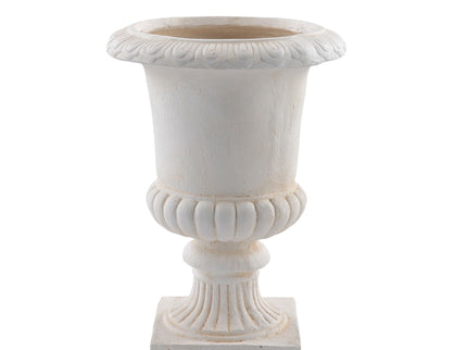 Roman Urn Planter Pot For Indoor / Outdoor - Beige White