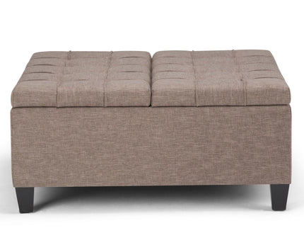Harrison - Upholstered Coffee Table Storage Ottoman