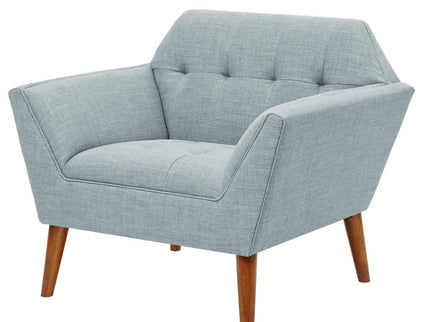 Modern Lounge Chair With Button Tufting