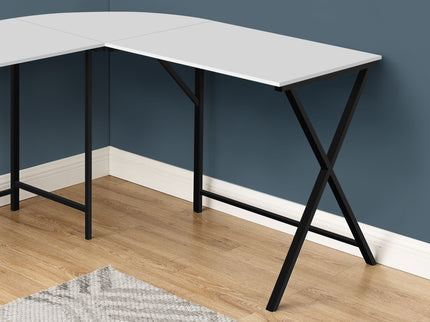 Computer Desk, Home Office, Corner, L Shape, Laptop, Contemporary / Modern