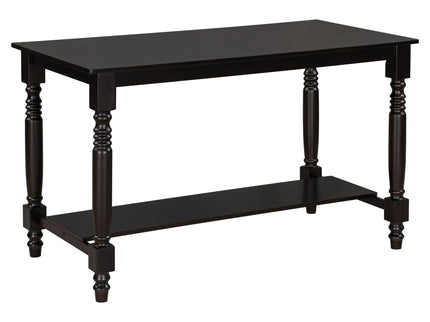 Counter Height Dining Set With Shelf, 4 Chairs And Bench