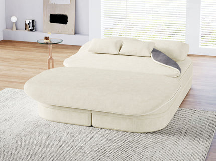 2 In 1 Foldable Sofa Bed With Multi Functional Blanket, Floor Lounge Sofa