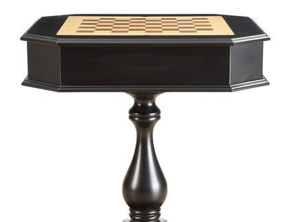 Bishop - Reversible Chess Checker Game Table With Game Tray (Chess Fingures Not Included)