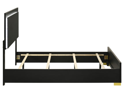 Jeremiah - LED Panel Bed With Touch Controlled Lighting