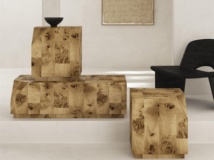 Moxie - 3 Piece Coffee And End Table Set - Brown