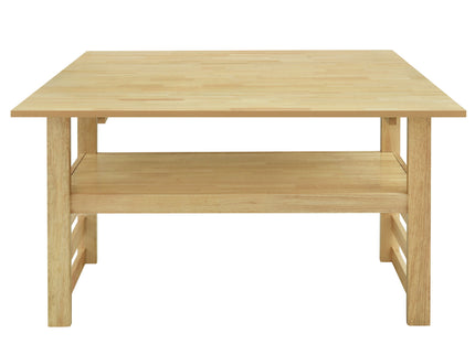 5 Piece Extendable Wood Square Dining Table Set With 2 Drop Leaves