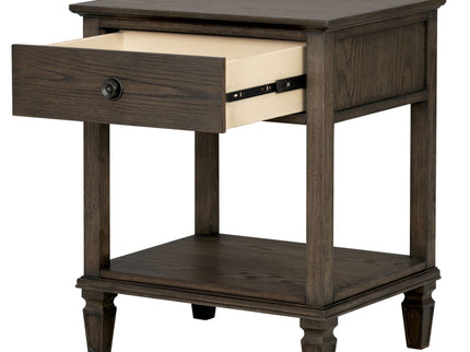 Victoria - Bedside Table With Drawer And Shelf