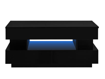Multi Functional Lift Top Coffee Table With 2 Drawers