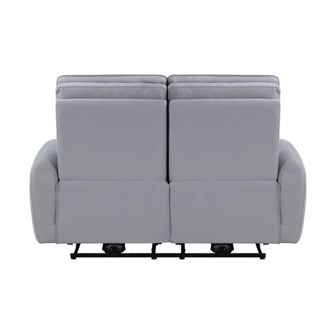 Jeromie - Power Motion Loveseat With USB Port - Gray
