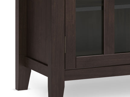 Artisan - Tall TV Media Stand - Dark Chestnut Brown