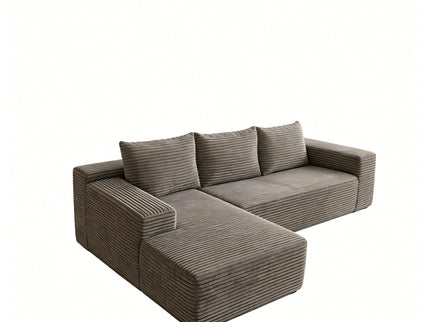 Modern L-Shaped Sectional Sofa With Left Facing Chaise