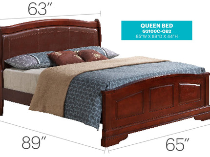 Panel Sleigh Bed Elegantly Crafted