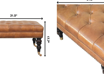 Buffalo - Ottoman With Castor Legs