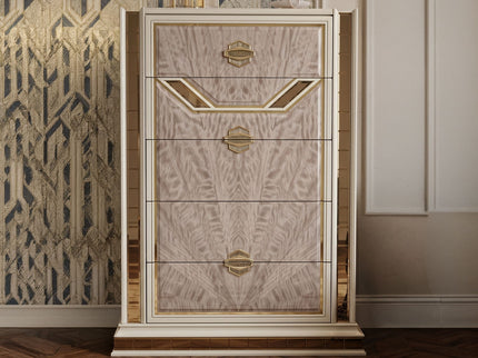 Omari - 5 Drawer Chest - Beige