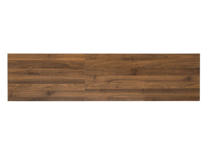 TV Stand For TVs, Entertainment Center With Cable Management And Soft Closing Hinges - Walnut