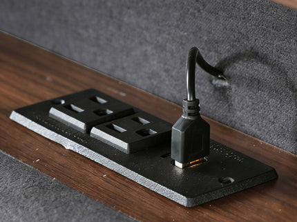 Platform Bed With Hydraulic Storage, LED Lighting & Charging Station