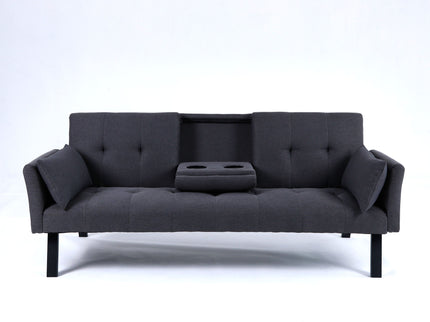 Sofa Bed With Foldable Design And Cup Holder