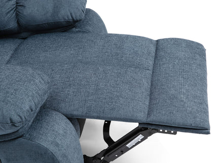 Contemporary Massage Recliner With Pillow Tufted Design - Charcoal