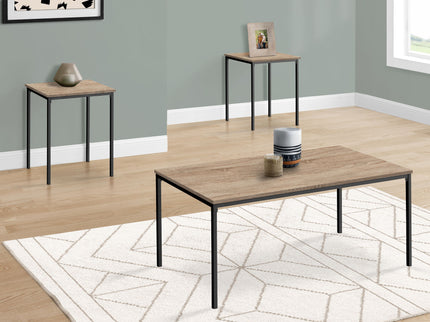Table Set, Coffee, End, Contemporary, Modern (Set of 3)