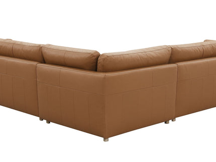 Brighton - Top Grain Modular Sectional - Brown